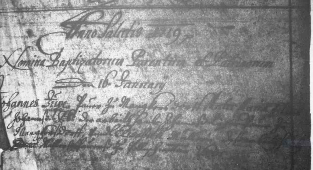 Vater Johannes Jupe Bauer zu Markersdorf Mutter Maria